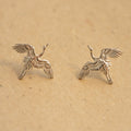 CRANE BIRD STUD EARRINGS