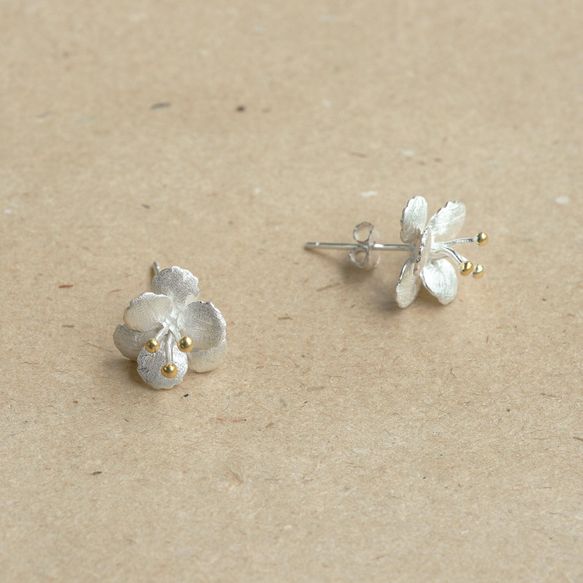 CRAB APPLE FLOWER EARRINGS