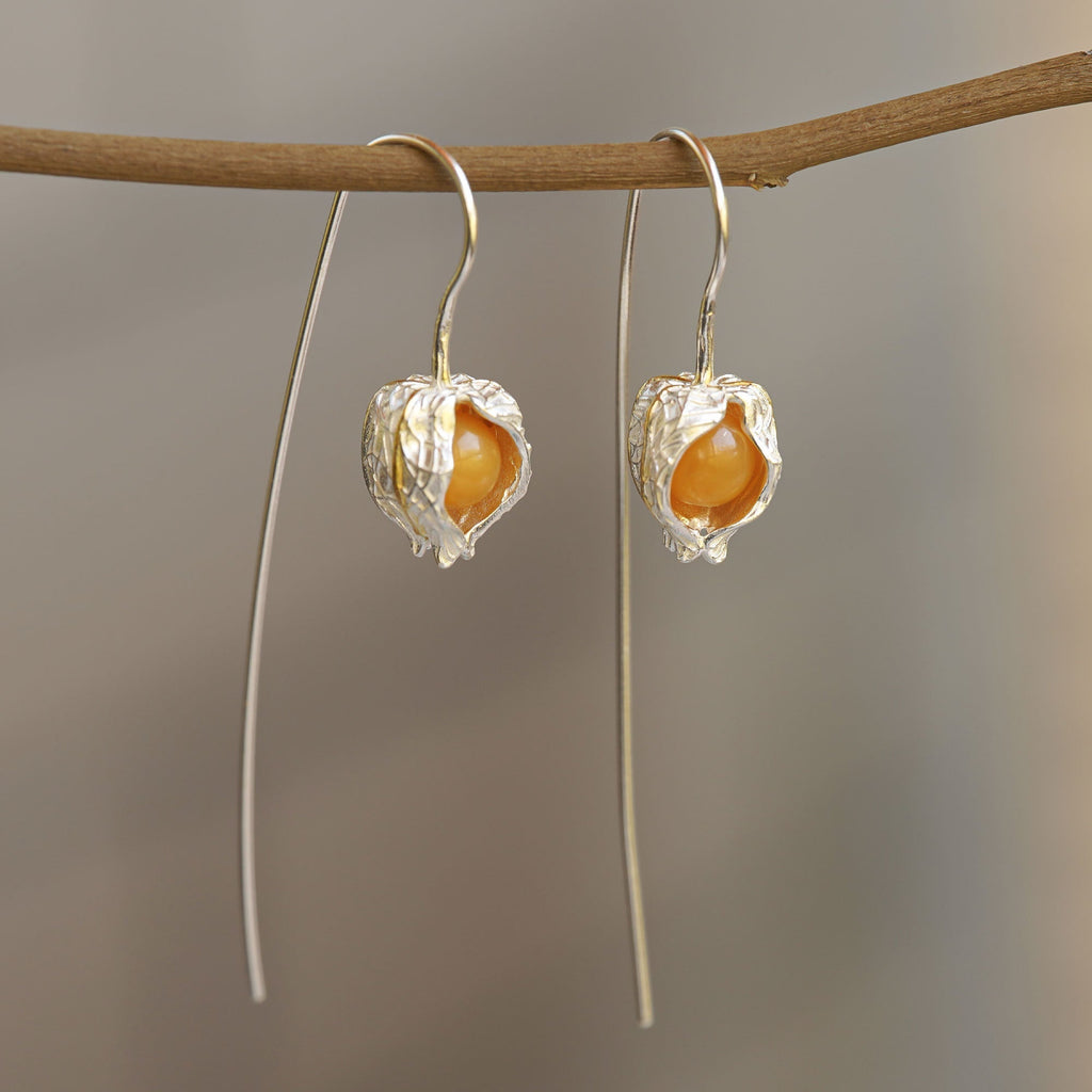 GOLDEN BERRY EARRINGS