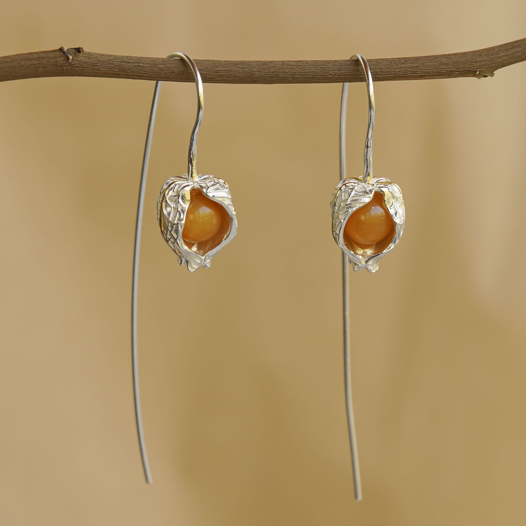 GOLDEN BERRY EARRINGS