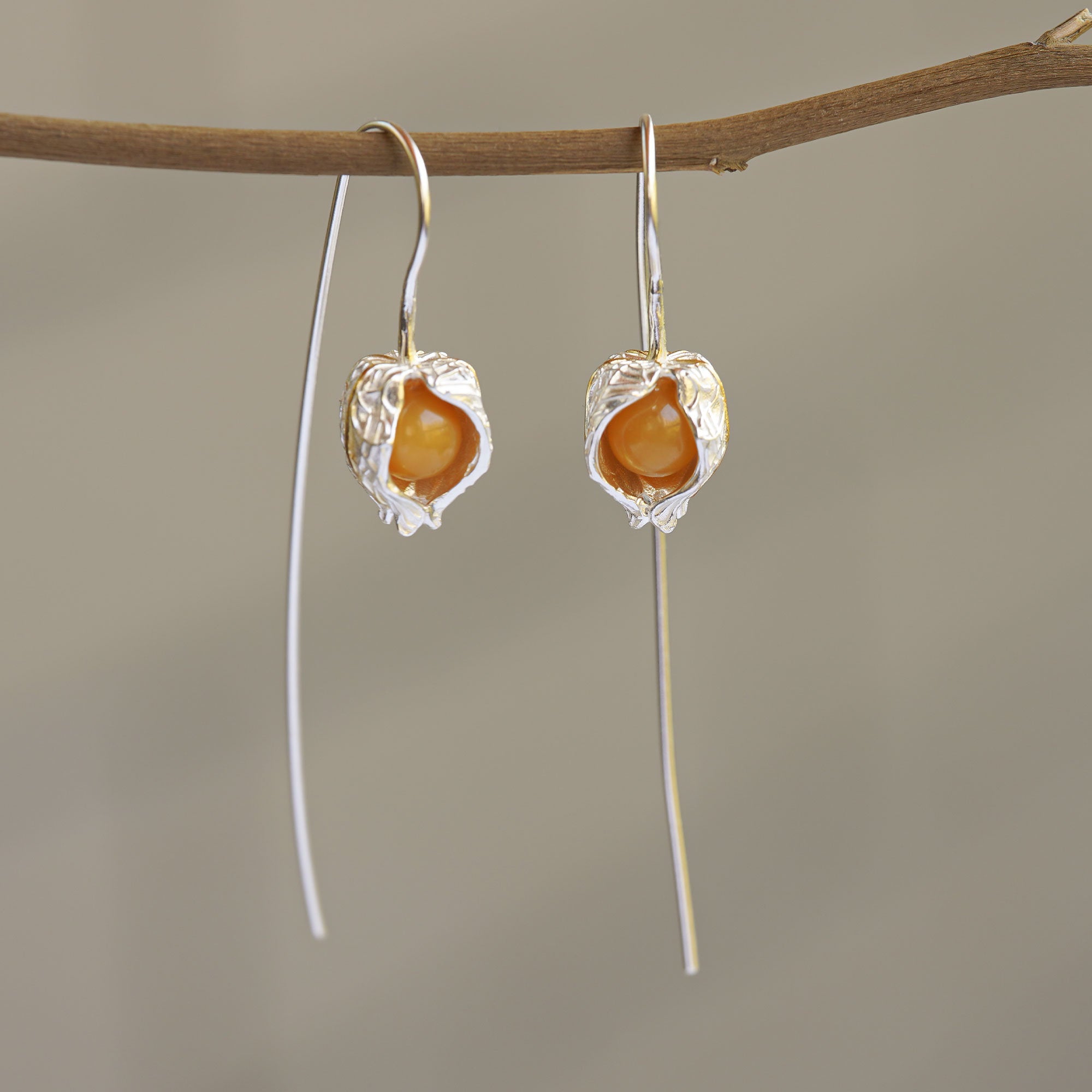 GOLDEN BERRY EARRINGS