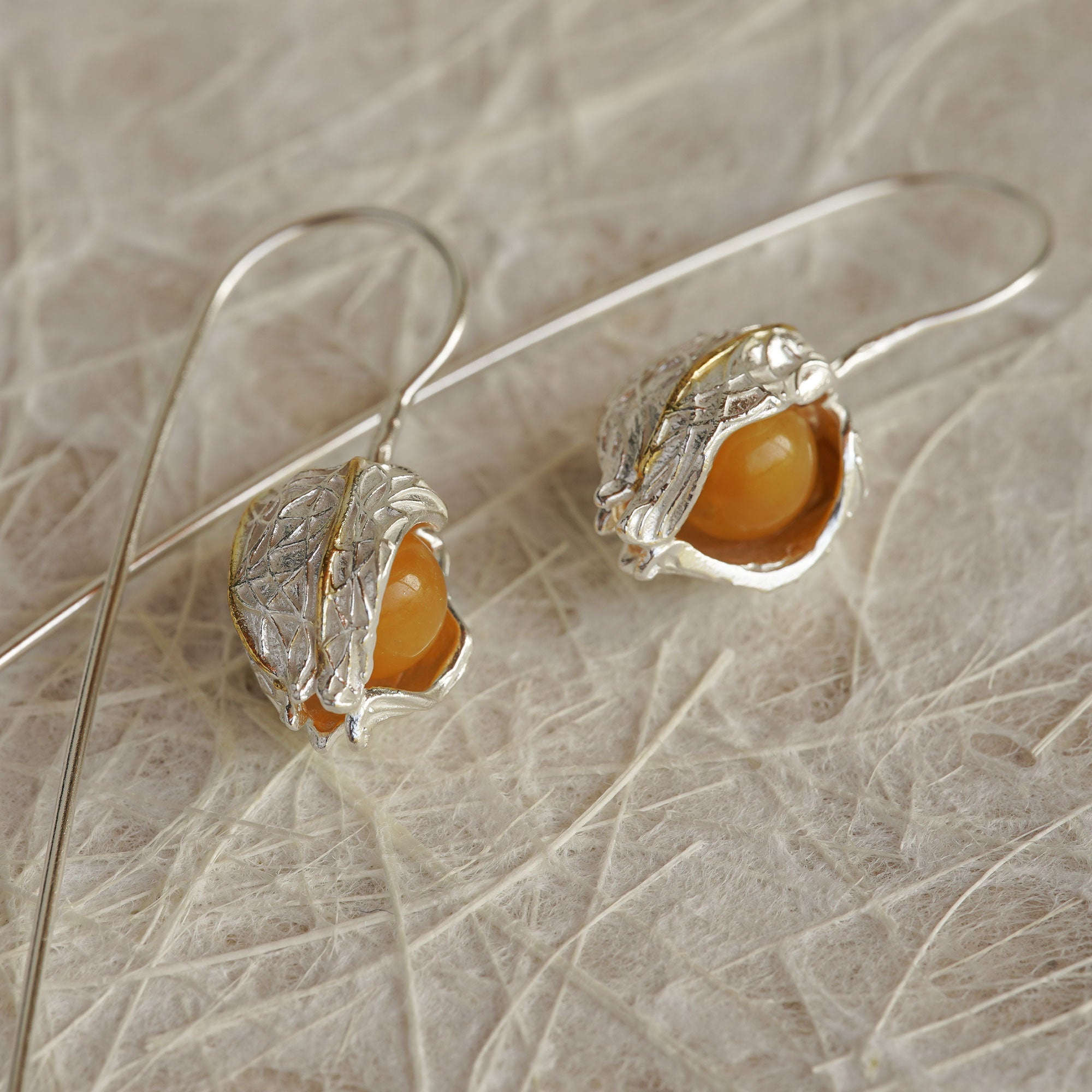 GOLDEN BERRY EARRINGS