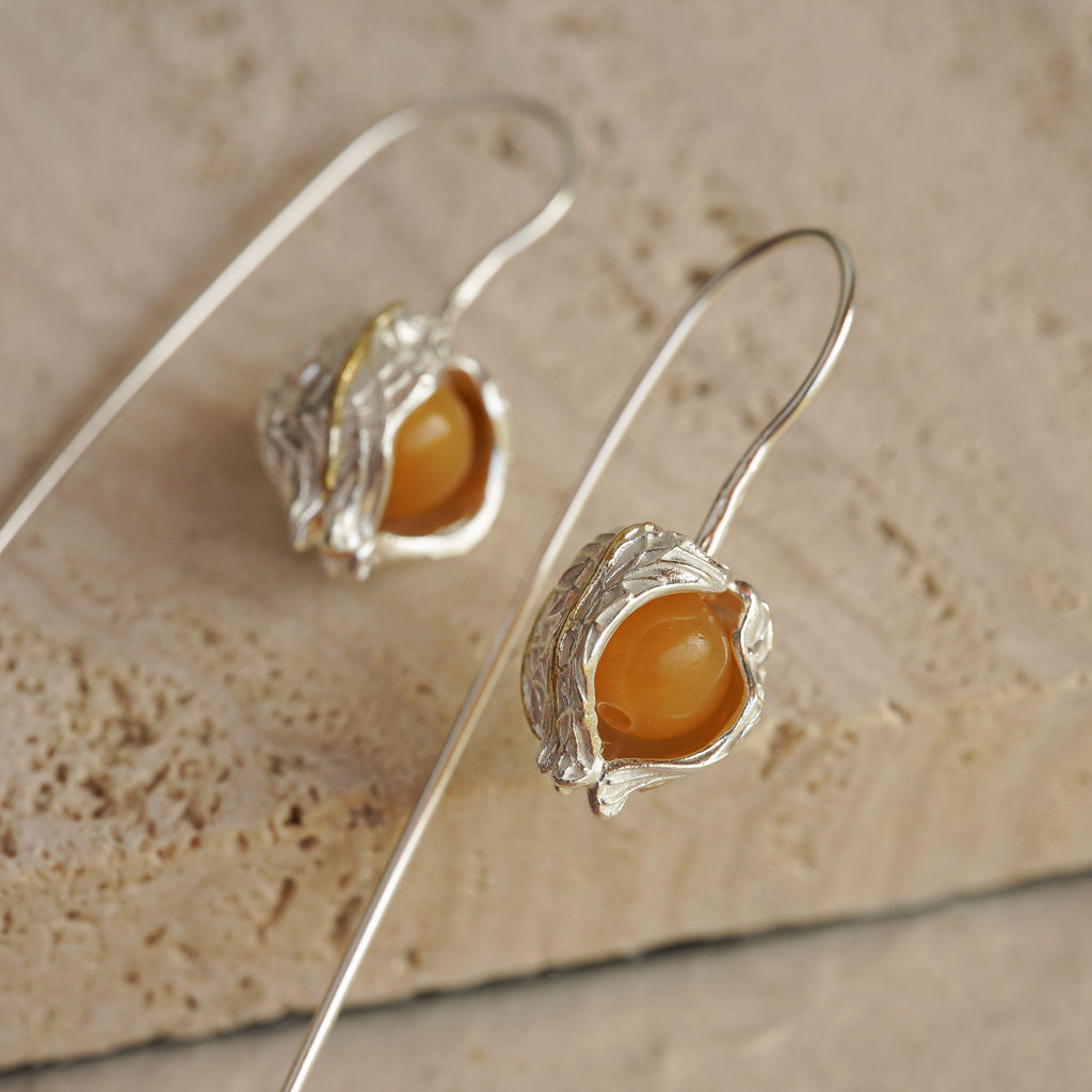 GOLDEN BERRY EARRINGS