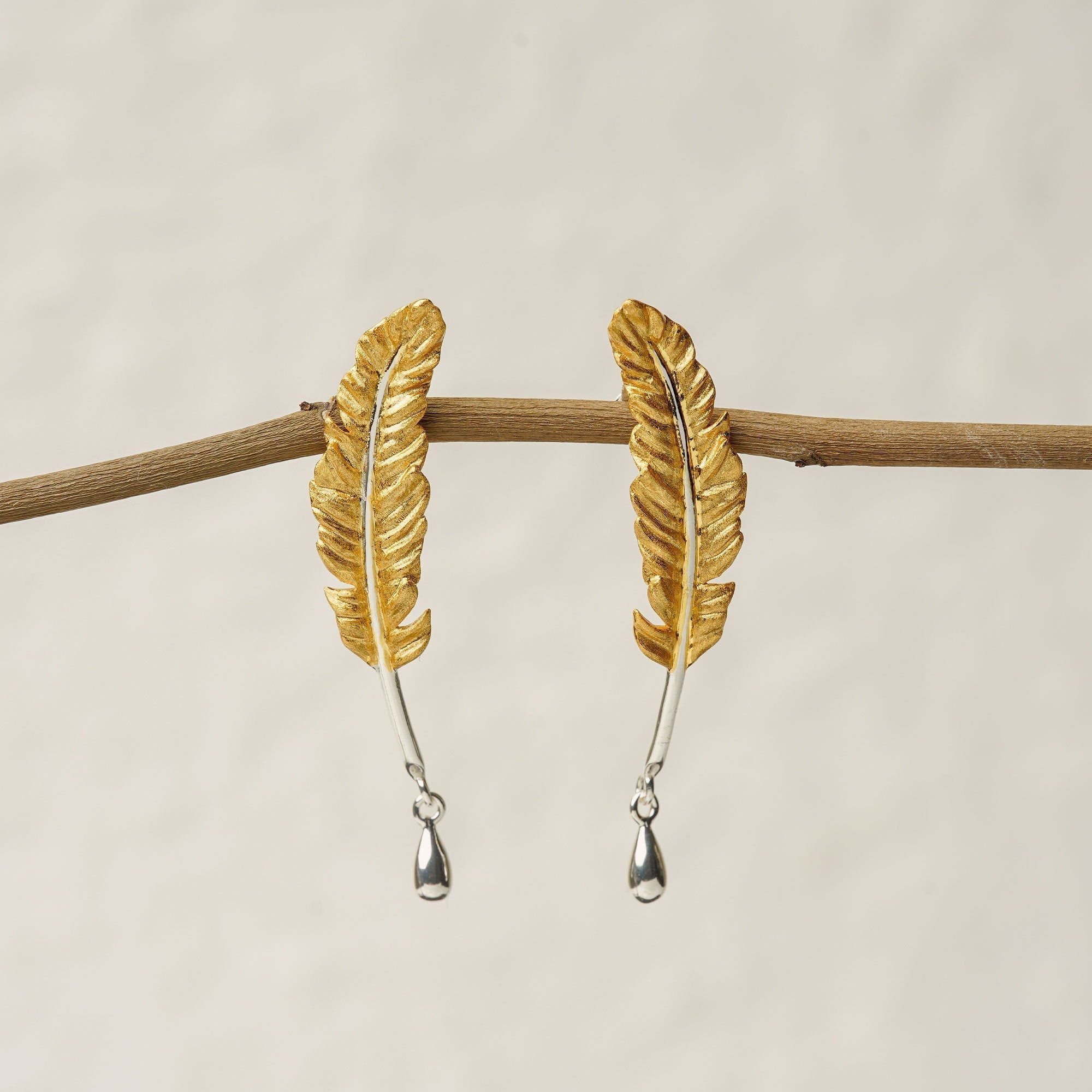FEATHER EARRINGS