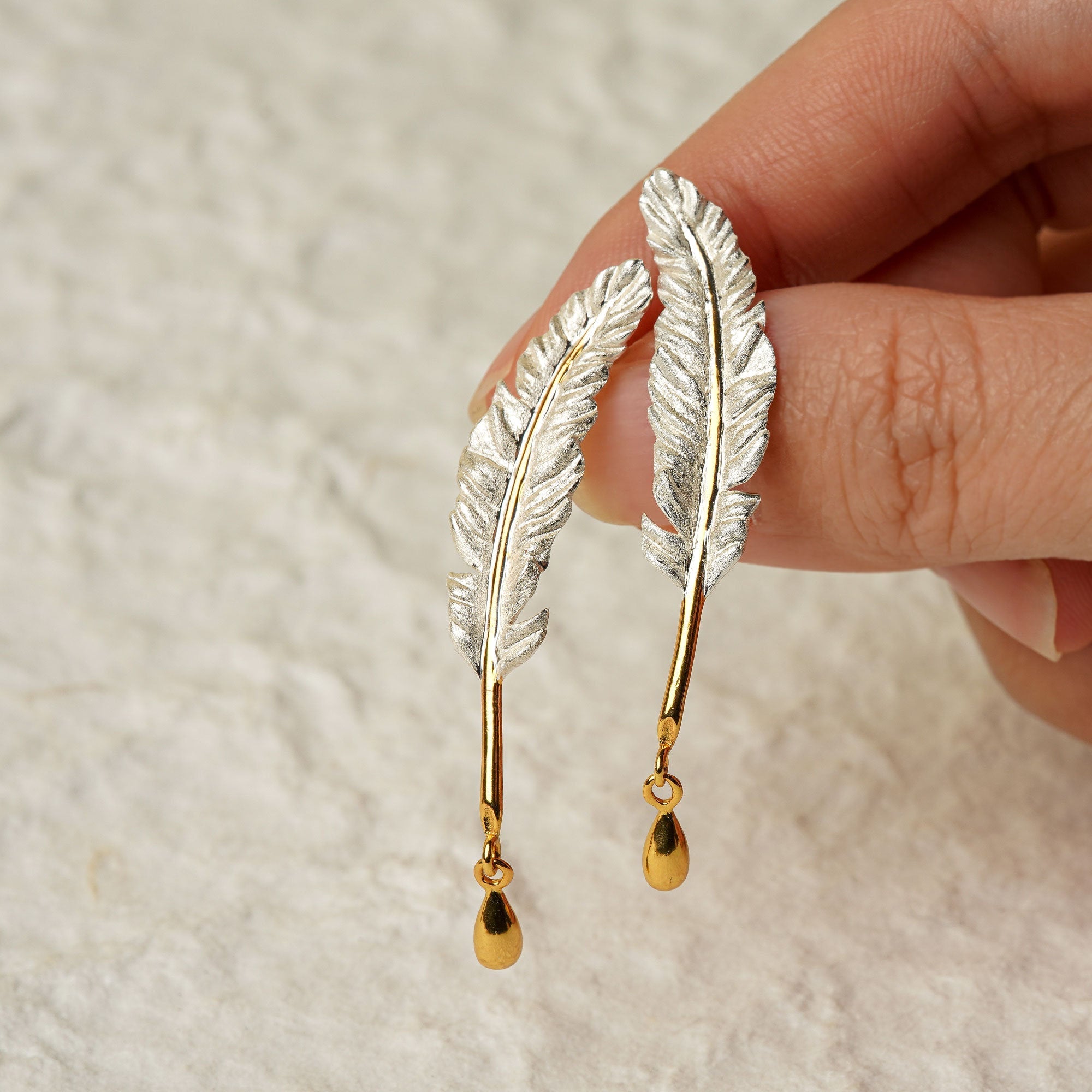 FEATHER EARRINGS