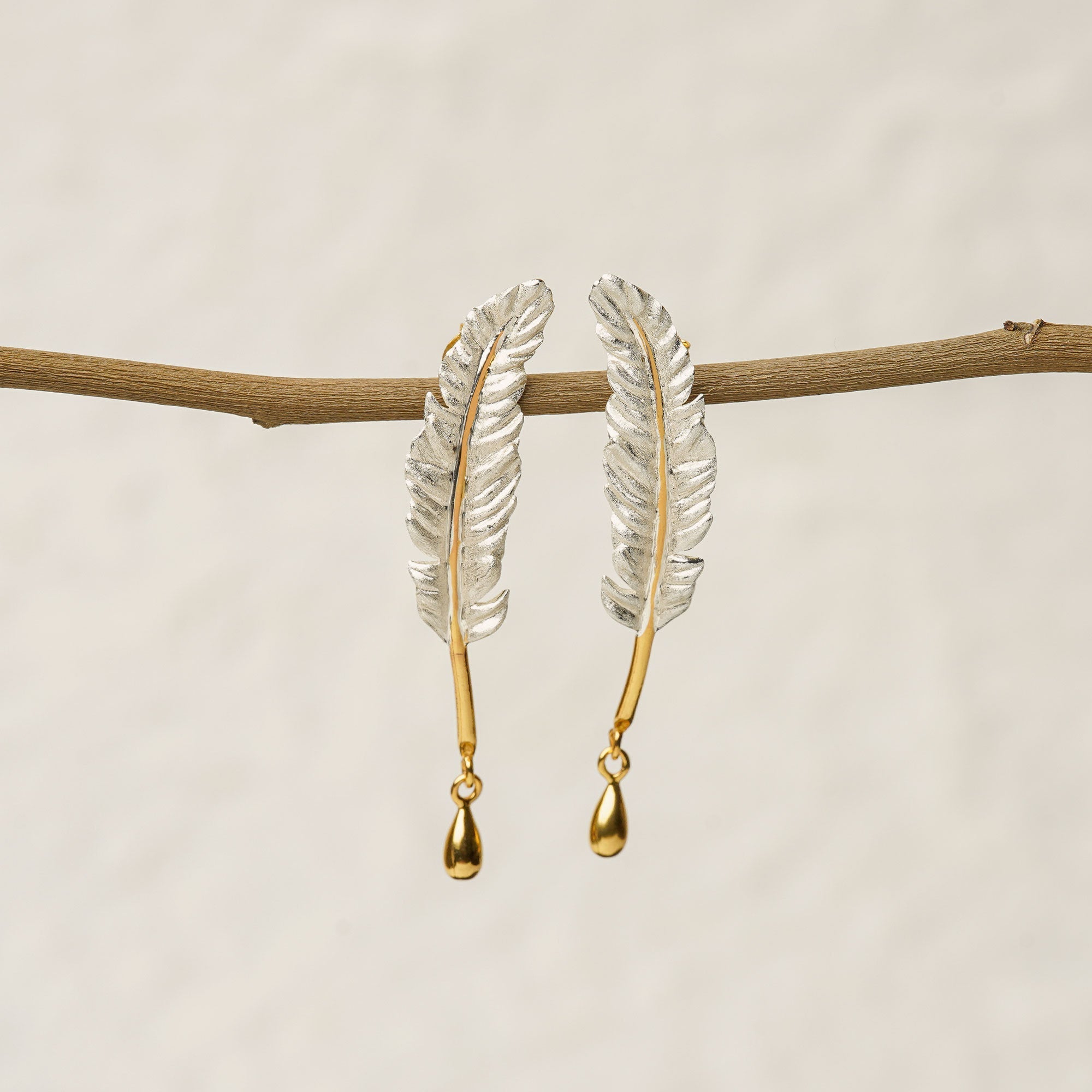 FEATHER EARRINGS